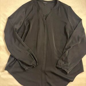 Torrid Plus Size Black Blouse | Button Detail | Workwear Top | Size 0 (0X)